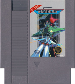 Gradius - Cart - Front Image