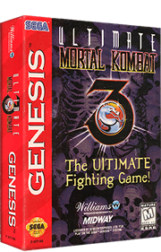Ultimate Mortal Kombat 3 - Box - 3D Image