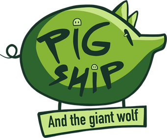 PigShip and the Giant Wolf - Clear Logo Image