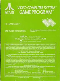 A Game of Concentration - Box - Back Image