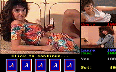 Strip Poker Three: A Sizzling Game of Chance - Screenshot - Gameplay Image