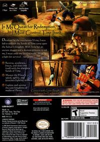 Prince of Persia: The Sands of Time - Box - Back Image