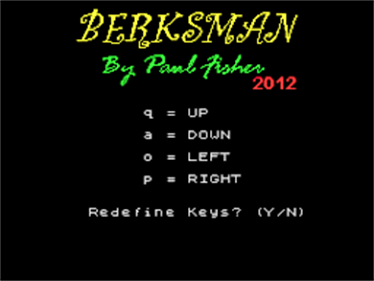BerksMan - Screenshot - Game Title Image