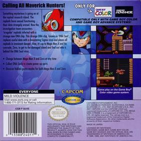 Mega Man Xtreme 2 - Box - Back Image