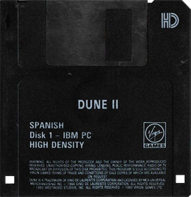 Dune II: The Building of a Dynasty - Disc Image