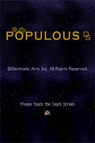 Populous DS - Screenshot - Game Title Image