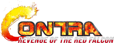 Contra: Revenge of the Red Falcon - Clear Logo Image