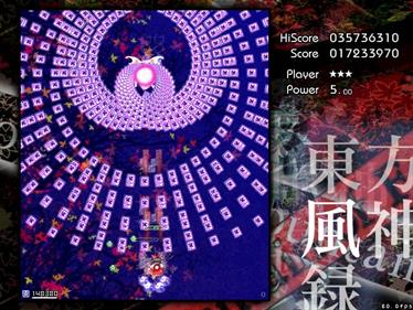 Touhou 10: Mountain of Faith - Screenshot - Gameplay Image