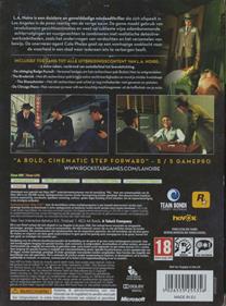 L.A. Noire: The Complete Edition - Box - Back Image