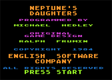 Neptune's Daughters - Screenshot - Game Title Image