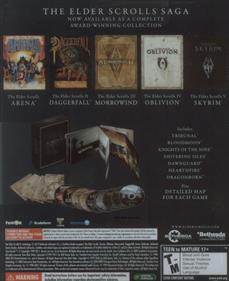The Elder Scrolls Anthology - Box - Back Image