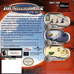 Thunderbirds - Box - Back Image