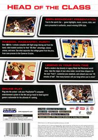 NCAA College Basketball 2K3 - Box - Back Image