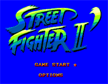Street Fighter II' - Screenshot - Game Title Image