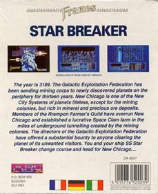 Star Breaker - Box - Back Image