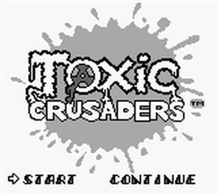 Toxic Crusaders - Screenshot - Game Title Image