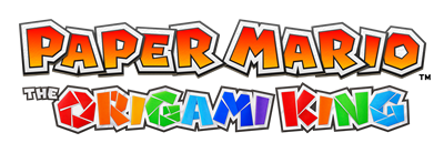 Paper Mario: The Origami King - Clear Logo Image