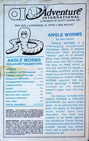 Angle Worms / Crolon Diversion - Box - Back Image