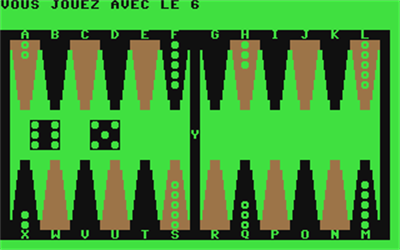 Backgammon (Hebdogiciel) - Screenshot - Gameplay Image