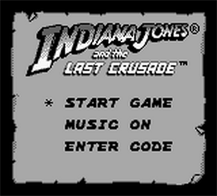 Indiana Jones and the Last Crusade - Screenshot - Game Title Image