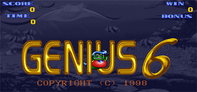 Genius 6 - Screenshot - Game Title Image
