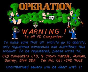 Operation Lemming - Screenshot - Game Title Image