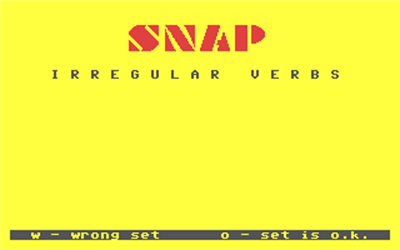 SNAP - Screenshot - Game Title Image