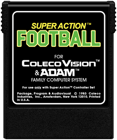 Super Action Football - Cart - Front Image