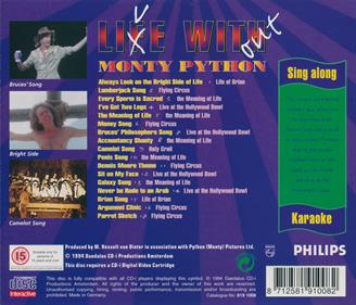 Live Without Monty Python - Box - Back Image