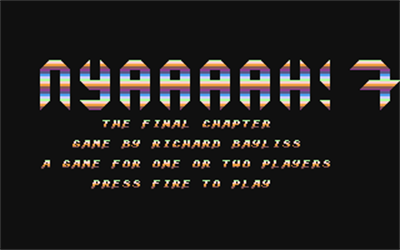 Nyaaaah! 07: The Final Chapter - Screenshot - Game Title Image