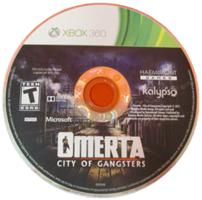 Omerta: City of Gangsters - Disc Image