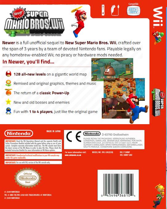 old new super mario bros wii game id