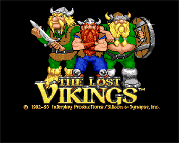 The Lost Vikings - Screenshot - Game Title Image