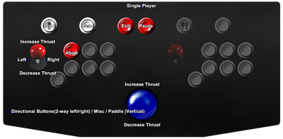 Lunar Lander - Arcade - Controls Information Image
