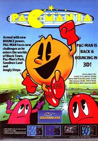 Pac-Mania - Advertisement Flyer - Front Image