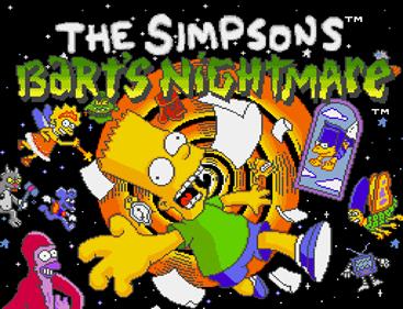The Simpsons: Bart's Nightmare - Screenshot - Game Title Image