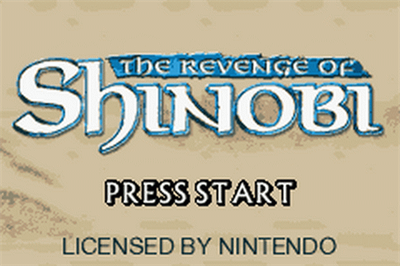 The Revenge of Shinobi - Screenshot - Game Title Image
