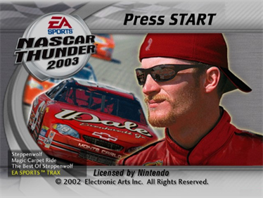 NASCAR Thunder 2003 - Screenshot - Game Title Image