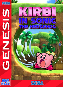 Kirby in Sonic the Hedgehog - Fanart - Box - Front Image