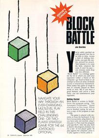 Block Battle - Advertisement Flyer - Front Image
