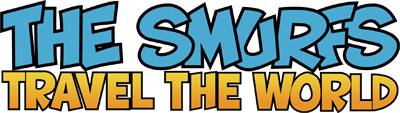 The Smurfs Travel The World - Clear Logo Image