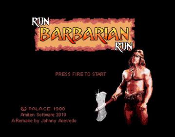 Run Barbarian Run - Screenshot - Game Title Image