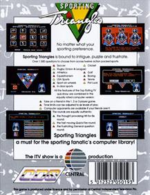 Sporting Triangles - Box - Back Image