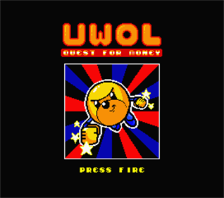 UWOL: Quest for Money - Screenshot - Game Title Image
