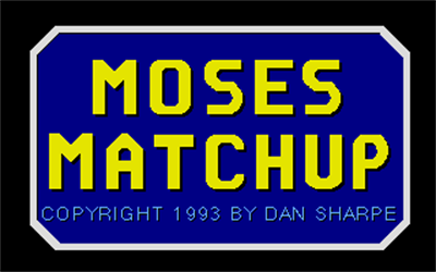 Moses Matchup - Screenshot - Game Title Image