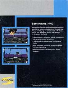 Battlehawks 1942 - Box - Back Image