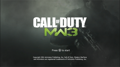 Call of Duty: MW3 - Screenshot - Game Title Image