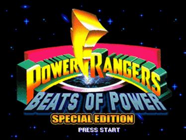 Power Rangers: Beats of Power - Screenshot - Game Title Image