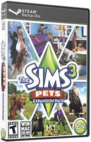 The Sims 3: Pets - Box - 3D Image