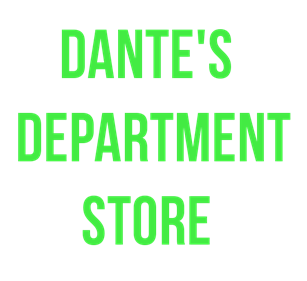 Dante's Department Store - Clear Logo Image
